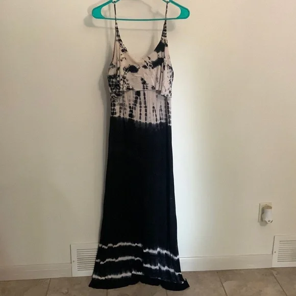 Tj Maxx Maxi Dress | Color: Blue/Cream | Size: S | Mfritsche_'s Closet Tj Maxx Maxi Dress | Color: Blue/Cream | Size: S | Mfritsche_'s Closet